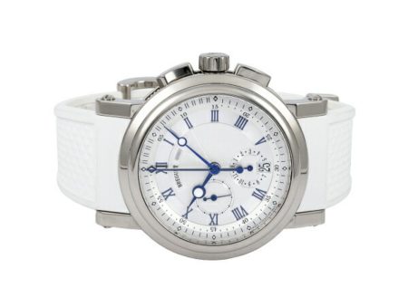 BREGUET Marine 5827BB 12 5ZU Silver Dial Watch Men s Supply