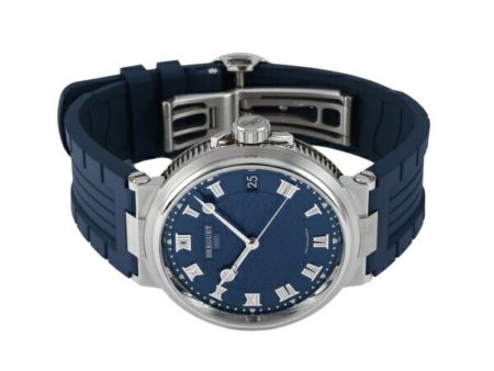 BREGUET Marine 5517BB Y2 5ZU Blue Dial Watch Men s Online now