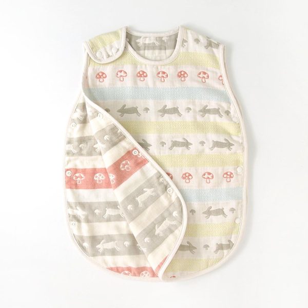 Hoppetta Lapin Lapin 6-fold Gauze Sleeping Vest Online now