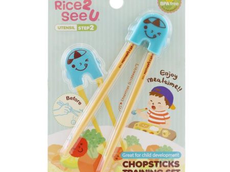 Mother s Corn Training Chopsticks - Blue Sale