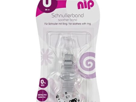 Nip - Soother With Ring Hook - Grey Cheap