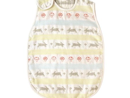 Hoppetta Lapin Lapin 6-fold Gauze Sleeping Vest Online now