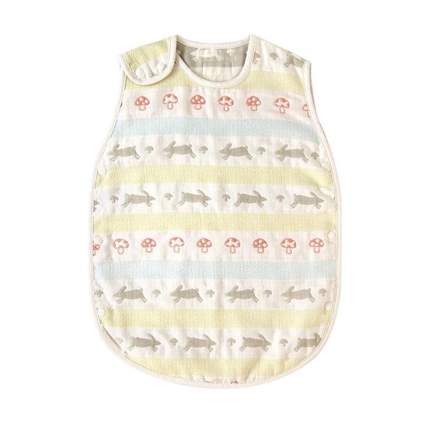 Hoppetta Lapin Lapin 6-fold Gauze Sleeping Vest Online now