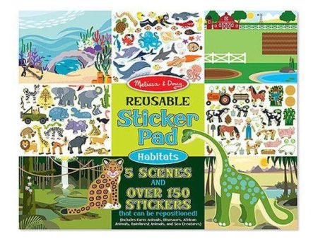 Melissa & Doug Reusable Sticker Pad - Habitats For Sale