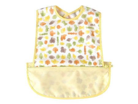 Hoppetta Pouchron Sleeveless Meal Bib - Poka Yellow Hot on Sale