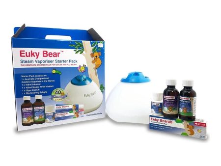 Euky Bear Steam Vaporiser Starter Kit  (With 3-pin SG plug) - Ready Stock Supply