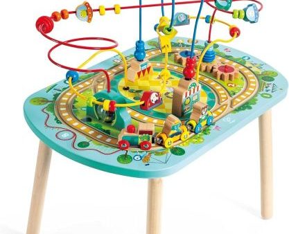 Hape Twisting Railway Maze Table Hot on Sale