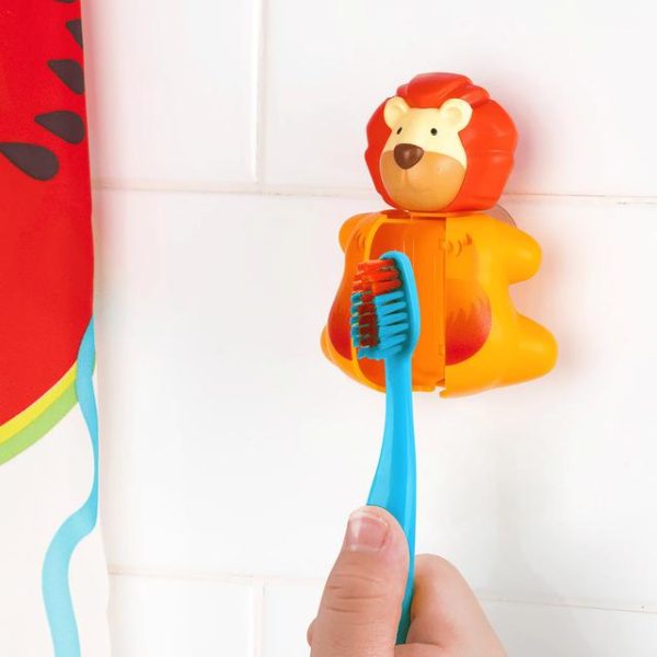 Flipper - Hygienic Toothbrush Holder w  Suction Cup, Lion, 3Y+ Online