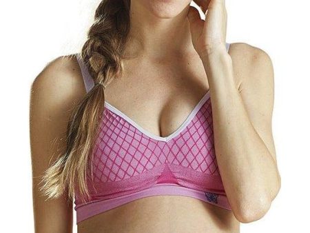 Cantaloop Harlequin Drop Cup Nursing Bra - Pink For Discount