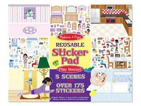 Melissa & Doug Reusable Sticker Pad - Play House Online