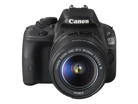 Canon EOS 100D DSLR Camera with EF-S 18-55mm III Lens - Black (18MP, CMOS Sensor) 3 inch Touch Screen LCD (prod stand) Discount