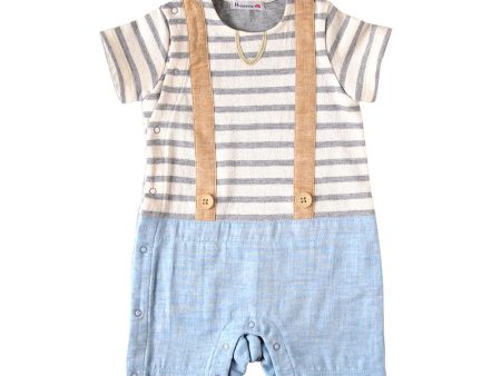 Hoppetta Rompers for Boys -Gray For Sale