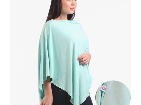 UberMums Mint Mist Nursing Poncho - Modal Spandex Online Sale