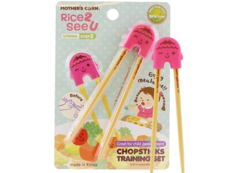 Mother s Corn Training Chopsticks - Pink For Discount