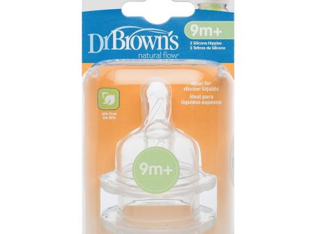 Dr Brown s Options Level Y Cut Baby Bottle Teats Pack, Narrow, BPA Free, 9m+ For Discount